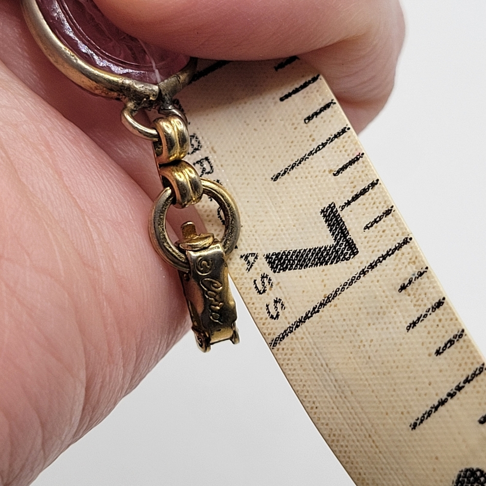 VTG Coro Scarab Bracelet | Gold Tone with Multicolored Carved Stones | SIGNED - Picture 7 of 7